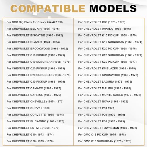 Image of PartsFlow Full Complete Gasket Set OE# 260-1009, 260-1270, KS2679, KS2618 | Compatible with BBC 454 427 396, Chevy C30, GMC, Pontiac, 7.4L,6.6L V8 1965-1979; head gasket set; head gasket kit
