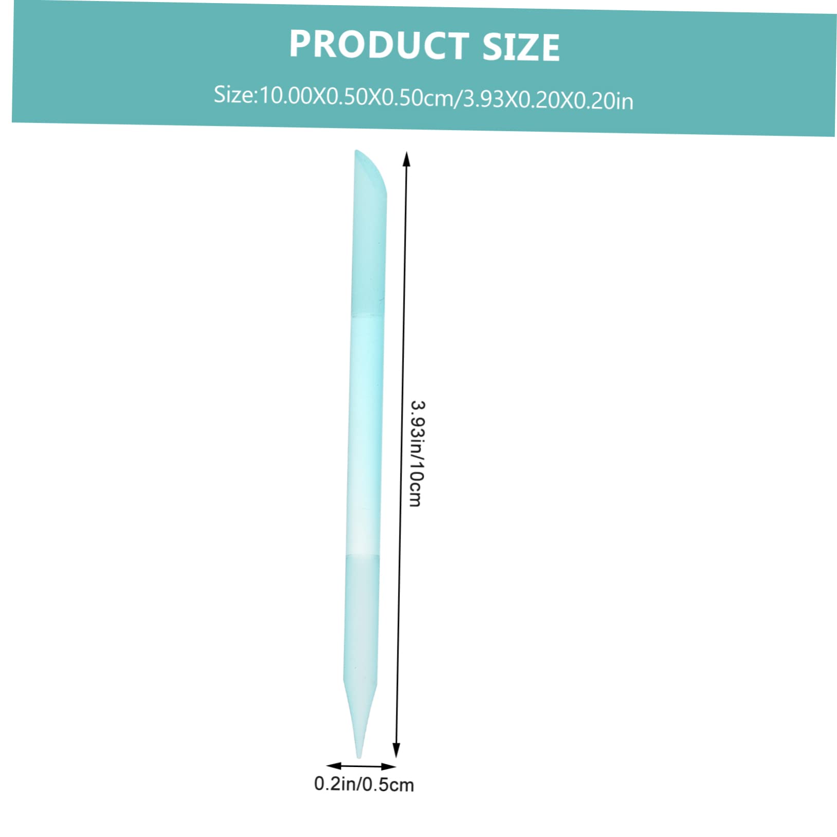 OUNONA 2Pcs Nail File Lightweight Practical Fingernail Files Stylish Manicure Tools for Women Compact Travel Friendly Nail Supplies