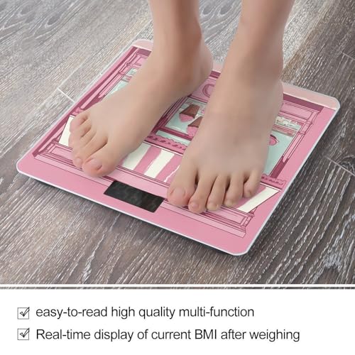 Báscula digital Ice Cream Store Pink 180kg miniatura 5