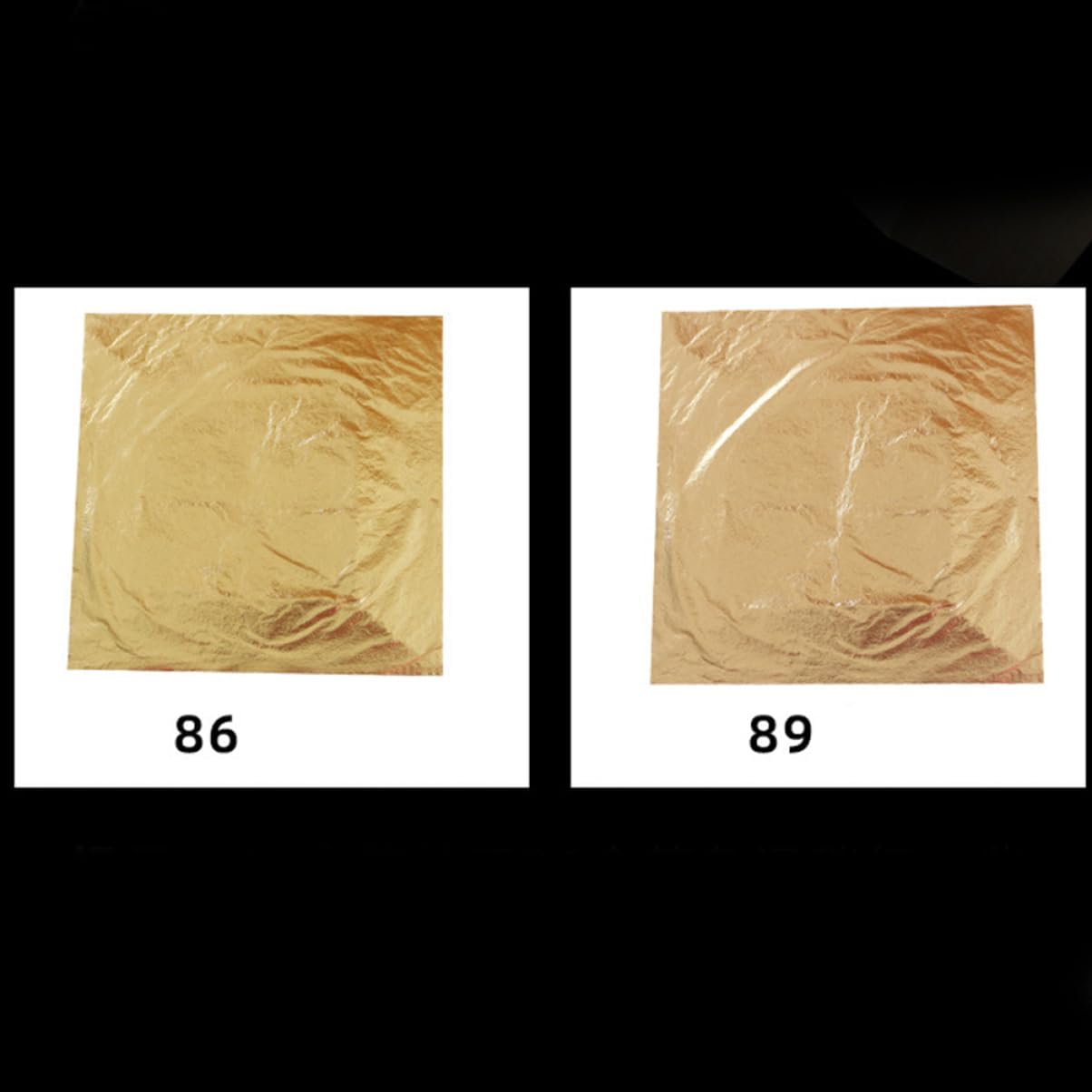 Mobestech 400pcs Imitation Gold Foil Paper for Arts and Crafts Lightweight Decorative Supplies for Painting Makeup and Gilding Projects for Scrapbooking and Home Decor