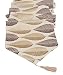 LivebyCare Elegant Leaf Jacquard Table Runners for Home Decorative Coffee Table 13 x 48 Inches Polyester Table Runner Coffee