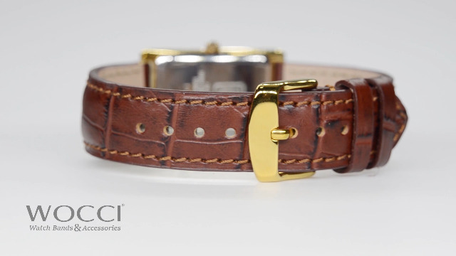 Cinturino Orologio In Pelle Con Fibbia Dorata - Ricambio Per Orologi 14mm-24mm - Foto 9