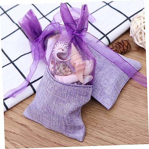 12 bolsas sachet de organza con cordón para aromaterapia miniatura 4