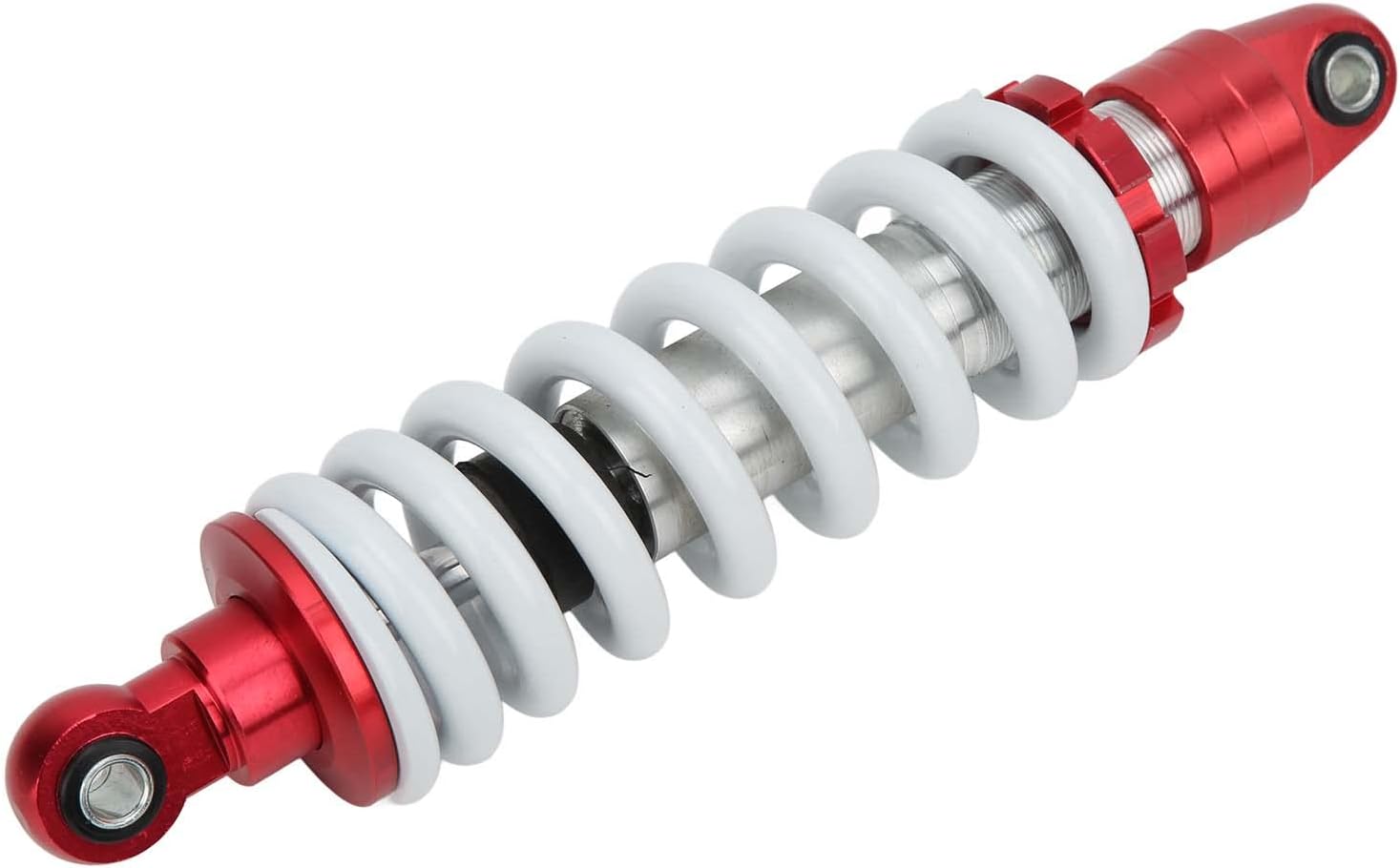 Brilluxa Rear Shock, 295mm Motorcycle Shock Absorber Suspension Damper with Adjustable Spring Preload for ATV Moped Off Road Bike