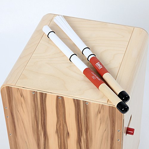 Sela SE 035 Cajon Brush 180 für Cajons, Percussion Instrumente und Schlagzeug, Cajon Zubehör, Drum Sticks mit Nylonfasern - Image 3