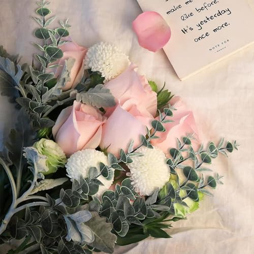 RXKFIGX 30 PCS Artificial Eucalyptus, Eucalyptus Stems, Natural Eucalyptu Dried Flowers, Eucalyptuses Leaves - Image 3