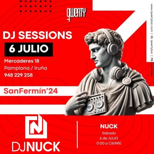 Dj Nuck Live @ Qwerty 6-7-2024 Special San Fermin 7H Set Part 1 Podcast Por arte de portada