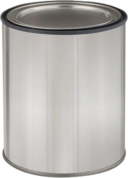 Valspar 27318 Empty Paint Can With Metal Lid, 1 qt, Metal, Silver