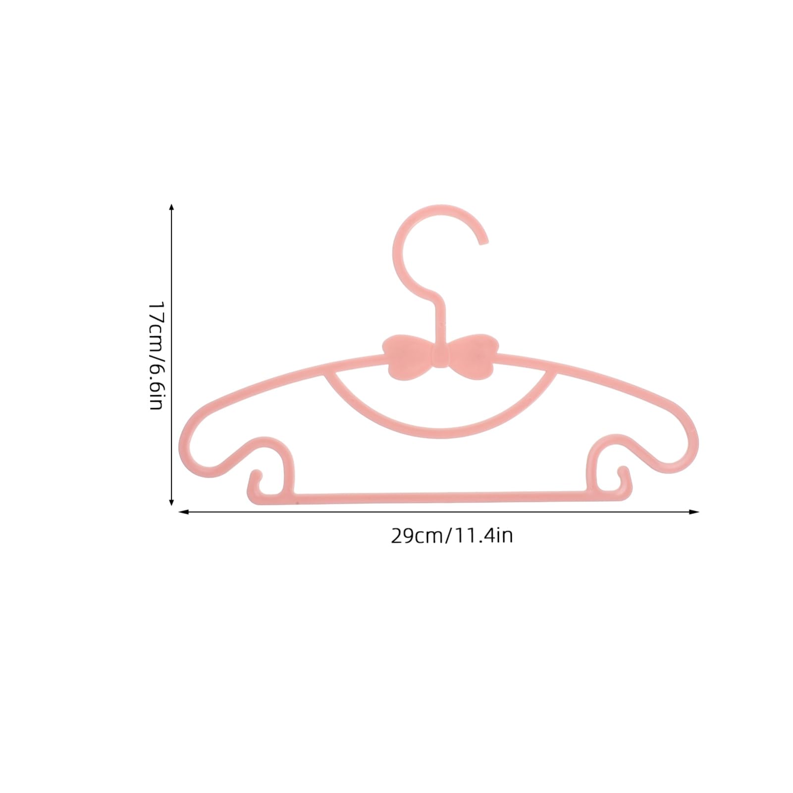 Cabilock 10pcs Clothes Hangers Lightweight Sturdy Hangers for Newborns Wardrobe Organization Material for Space Saving Nursery Closet