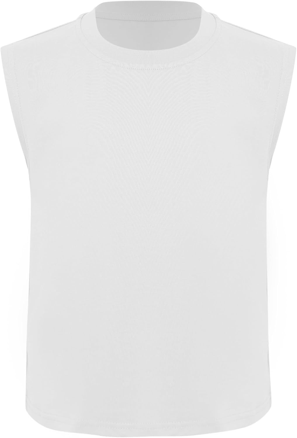 TTAO Kids Boys Tank Tops Cotton Soft Sleeveless Crewneck Tank Tops Shirts for Workout Running Sport