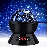 SCOPOW Star Projector Night Light for Kids Rotating Night Light on Ceiling Glow in The Dark for Bedroom Decor Starry Sky LED Lamp with Timer, Birthday Gifts Toys for Baby Toddler Girls Boys