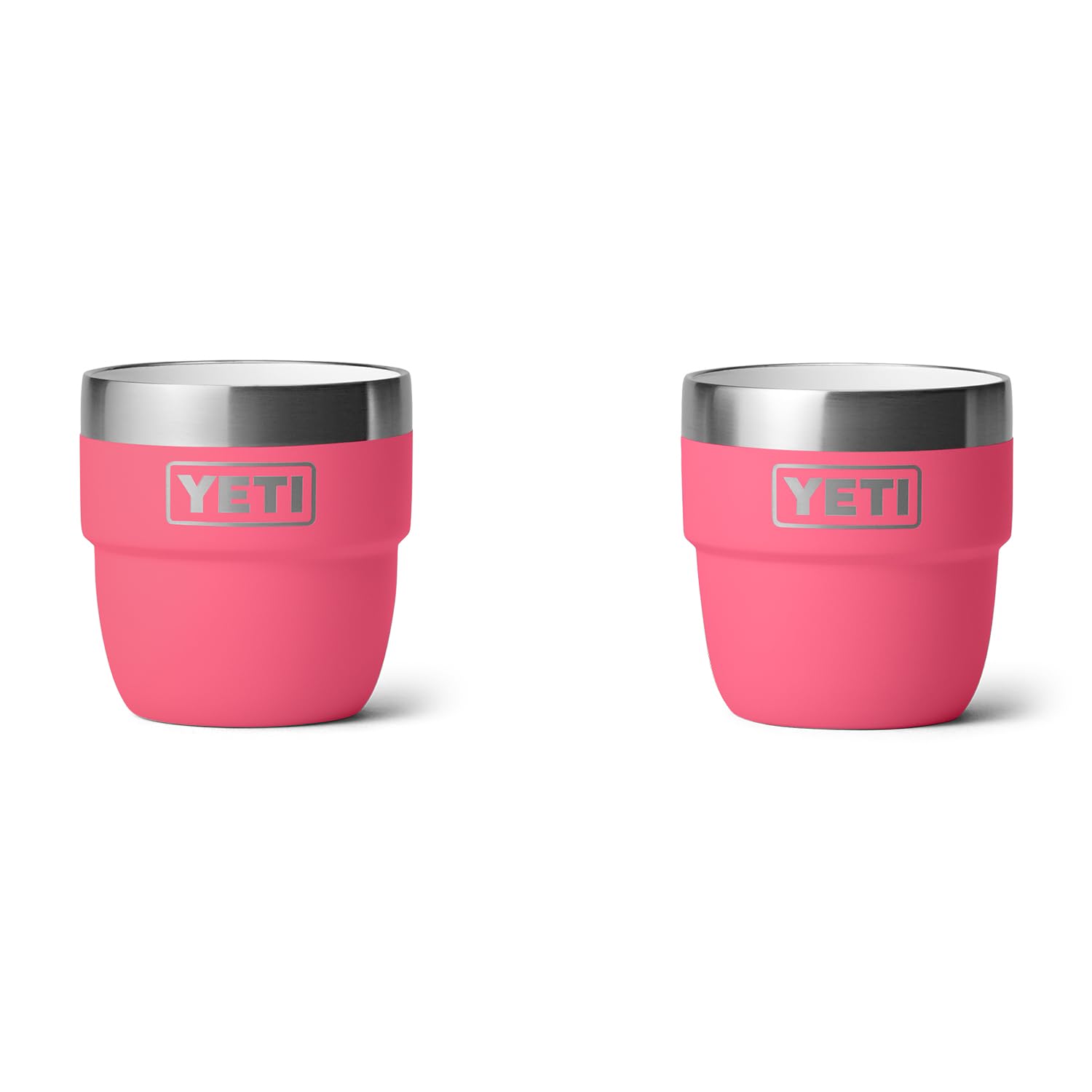 YETI Rambler 4 oz Stackable Cup, Stainless Steel, Vacuum Insulated Espresso/Coffee Cup, 2 Pack