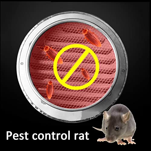 Cubierta de ventilación de 70mm con rejilla antimosquitos integrada para extractor 5