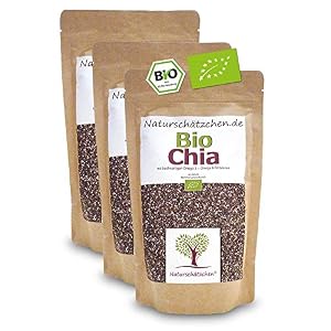 Bio Chia Samen in geprüfter Bio-Qualität (DE-ÖKO-22) (3 x 500g)