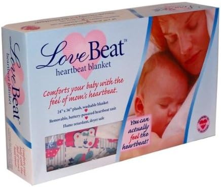 "LOVE BEAT" HEARTBEAT BABY BLANKET
