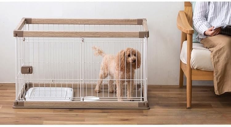 Amazon | 犬 ペット サークル おしゃれ 幅120 高さ55.5 小型犬 中型犬