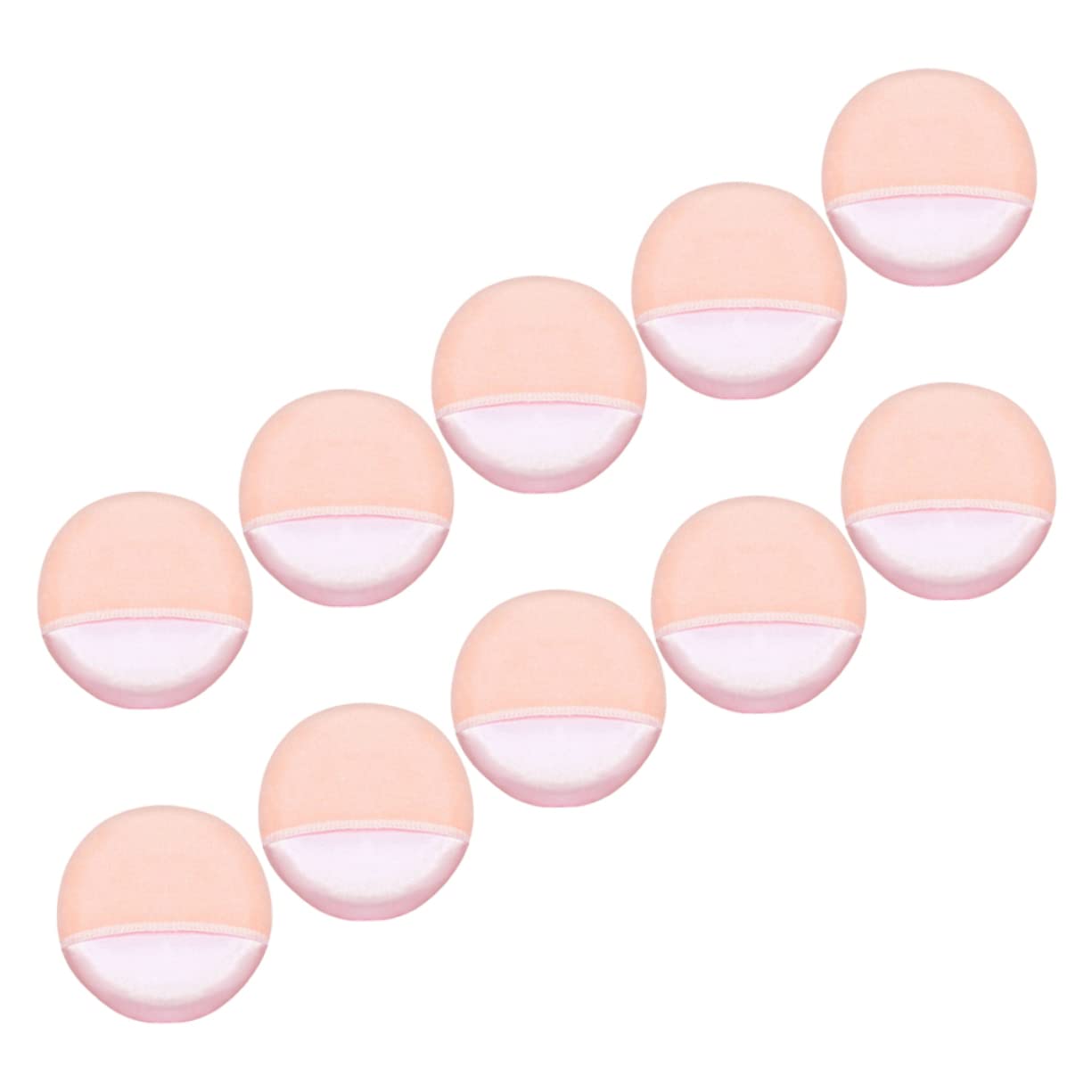 DOITOOL 40pcs Makeup Powder Puff Rounded for Blending Makeup Sponges for Foundation Cosmetics Wedges Sponges
