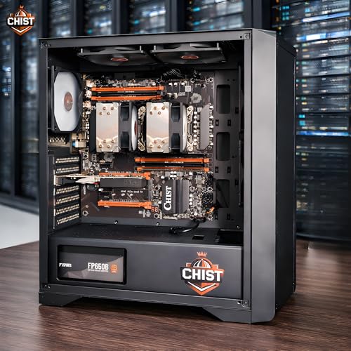 Image of CHIST Server PC (Xeon-E5 2673 V4 Dual Processor 40 Cores 80Threats 90MB Smart Cache /1TB NVMe SSD /GT 730 DDR5 4GB Graphic Card /Dual 1Giga LAN /Wi-Fi Bluetooth /Ubuntu (96GB Ram)