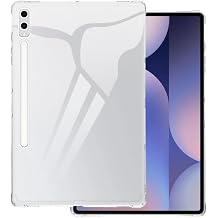 Case Compatible with Samsung Galaxy Tab S9 FE+ Wi-Fi SM-X610 12.4 2023, Lightweight Soft TPU, Anti-Scratch Ultra Thin Protective Tablet Cover, Shockproof Shell Shockproof Clear