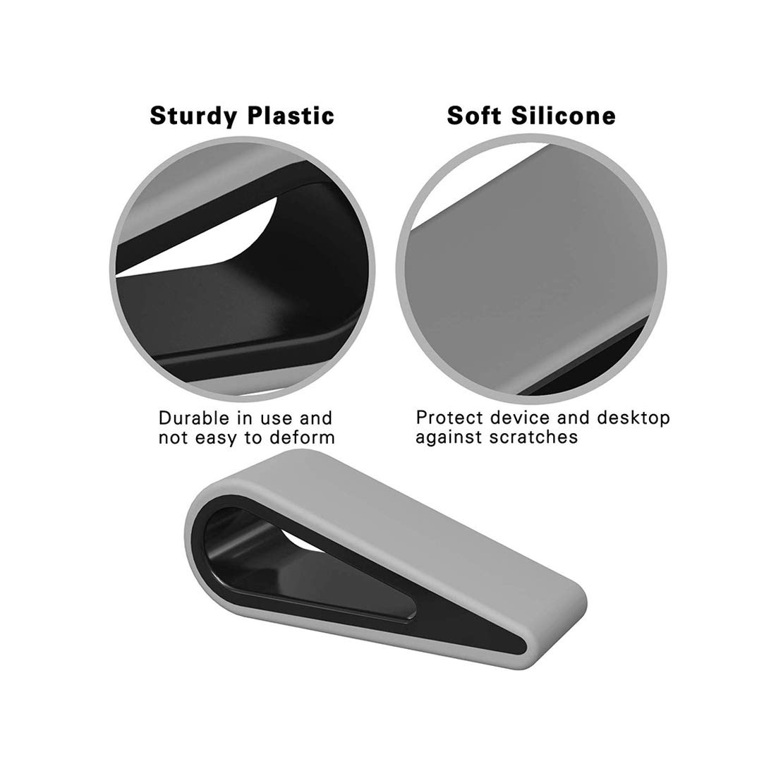 Supporto universale per tastiera del computer portatile, antiscivolo, resistente, in silicone, leggero e stabile