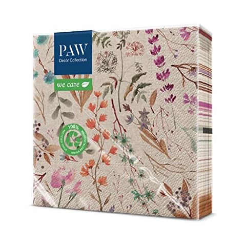 PAW Servilletas de Papel 3 Capas 20 piezas Cover