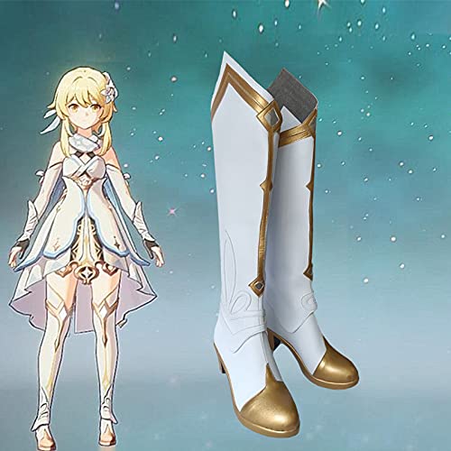 Amazon.co.jp: 原神 コスプレ 靴 旅人 主人公 蛍 コスプレ 靴 ブーツ
