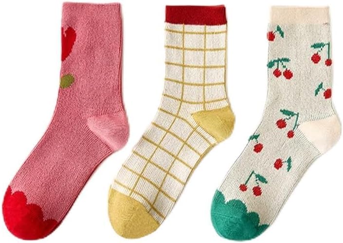 Socks Women's Spring Mid Tube Needle Way Cotton Fashion