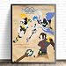 UHvEZ 1000 Piece Wooden Puzzle Kingdom Hearts Cartoon Puzzle Family Fun Wooden Puzzle Christmas Birthday Gift 50x75cm