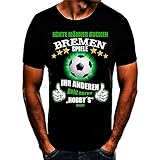 Bremen Fussball Stadt T-Shirt (M) Schwarz