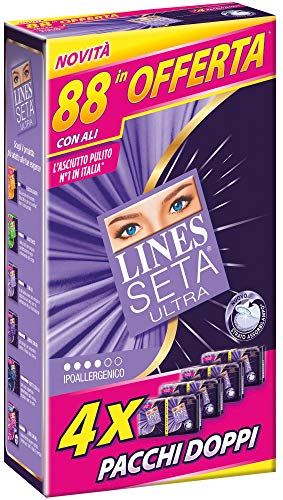 Lines Seta Ultra Pacco Scorta - 88 Pezzi