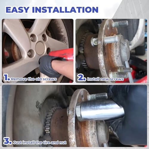 Pernos rueda coche compatibles con Ford Ranger tornillos de buje OEM 2uds 6