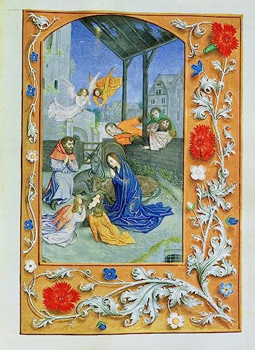 Affiches et gravures de la Nativité de Jean Fouquet sur une toile de haute qualité