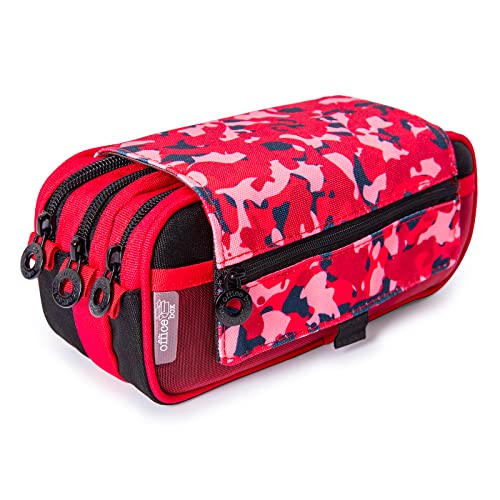 Practicdomus Estuche Portatodo Triple De Amplios Apartados Interiores Con Cremallera Individual, Estuche Para Material Escolar Y Viaje Camouflage Pd5830x Practicdomus Estuche Portatodo Triple De Amplios Apartados Interiores Con Cremallera Individual, Estuche Para Material Escolar Y Viaje Camouflage Pd5830x