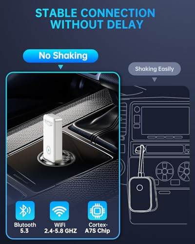 Adaptateur CarPlay sans fil iPhone iOS boîtier de conversion Bluetooth automobile