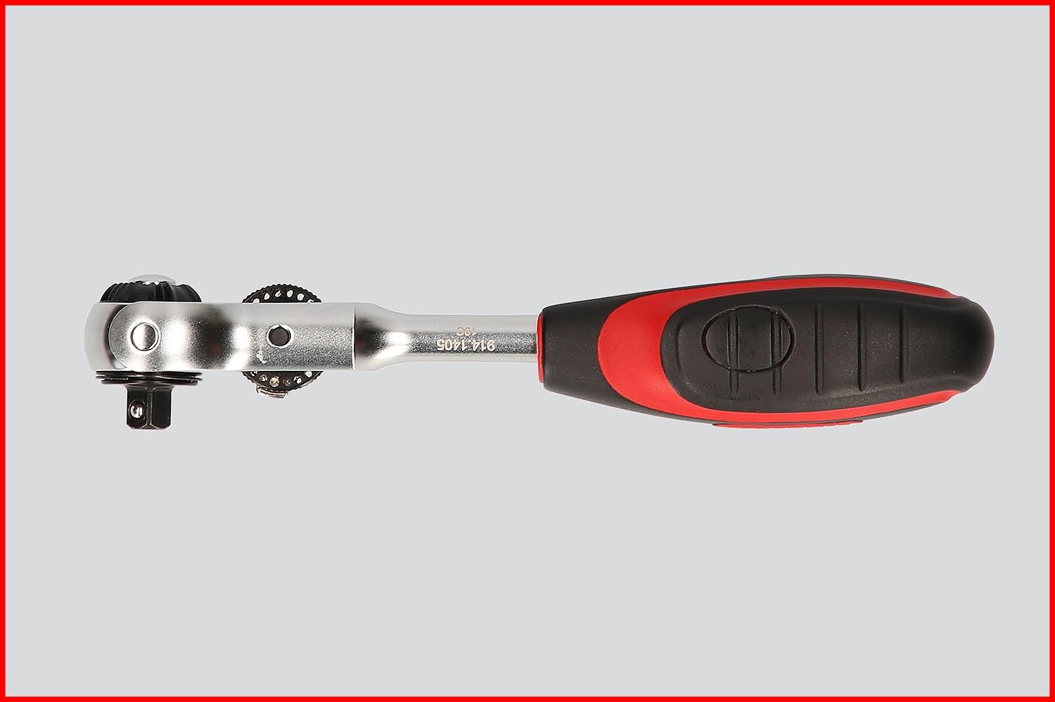 KS Tools 914.1405 Cricchetto a testa snodabile con impugnatura mini a T MODIFIX da 1/4", 72 denti