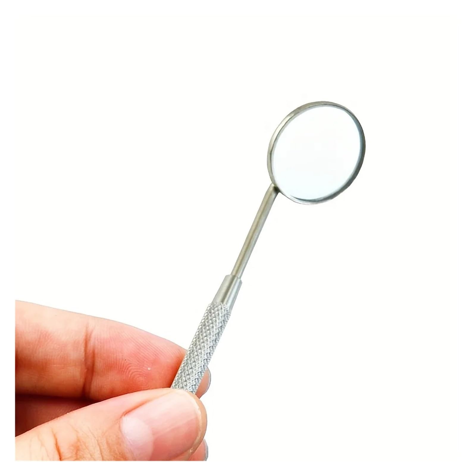 Tragbares Zahnuntersuchungs-Spiegelset mit Aufbewahrungsbox, wiederverwendbar, inklusive Spiegel for Wimpernverlängerungen (Edelstahl)(3set(6pcs+3box))