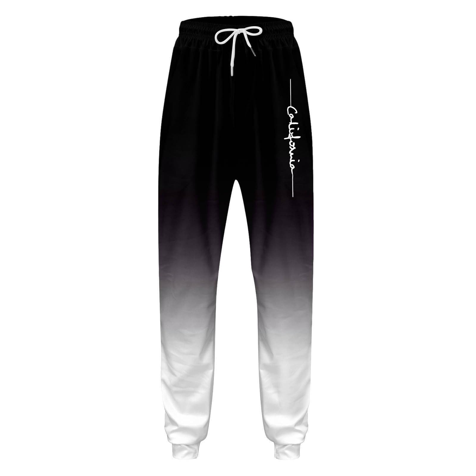 Generisch Chándal holgado para hombre, conjunto de chándal con bolsillos, traje de casa, traje de manga larga, traje deportivo, sudadera con capucha y pantalones de chándal
