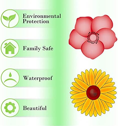 30PCS Window Fly Traps, Floral Flies Stickers for Indoor Insect Pest, Nontoxic and No Pesticide Fly Paper Fly Killer (Red-Yellow)