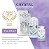 CRYSTALTM Travel Stick Mineral Deodorant - Unscented Body Deodorant With 24-Hour Odor Protection, Non-Staining & Non-Sticky, Aluminum Chloride & Paraben Free, 1.5 FL OZ (Pack of 2)