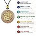 Orgone Pendant Necklace with Chakra for energy generator - Metatron’s Cube Merkaba E-Energy protection pendant jewelry for healing and protection from magic