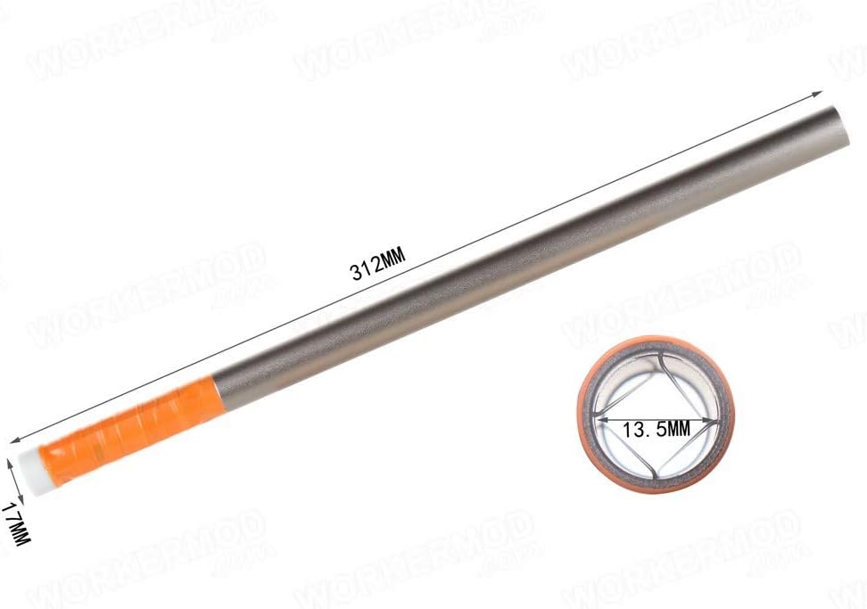 WORKER Short Dart Rifled Tube Kit Injection Molding Rose Gold Part for Nerf Longshot CS-12 Modify Toy