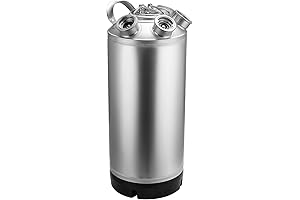 5 Gallon Stainless Steel Brewing Keg for Kombucha, Craft Beer, Wine, Cider,...