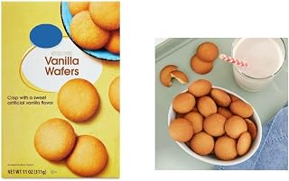 Vanilla Wafer Cookies, Round, Shelf-Stable, 11 Oz