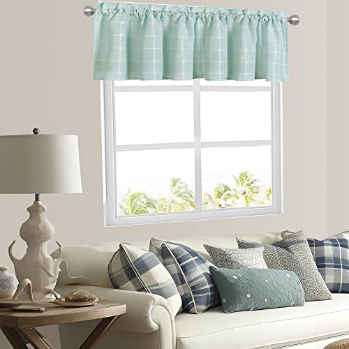 Shunjie.Home 2 Pack Embroidered Plaid Valances For Kitchen, Boho Farmhouse Country Rustic Small Window Treatment Rod Pocket Curtain Valances For Bathroom And Cafe Windows thumb #2