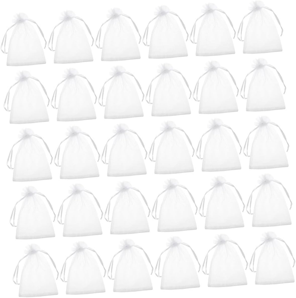 Healeved 400pcs Drawstring Candy Storage Bags Sheer Organza Pouches for Jewelry Festivals Party Favors Lightweight and