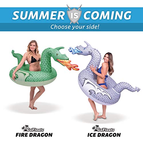 Gofloats Dragon Party Tube Inflatable Rafts - Choose From Fire Dragon And Ice Dragon, Pool Floats For Adults And Kids #TOP6