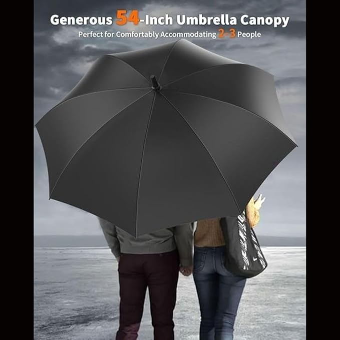 Image of Premium Auto Open Big Size Umbrella for Men & Women | UV & Rain Protection, Strong Frame and Comfortable Grip Handle