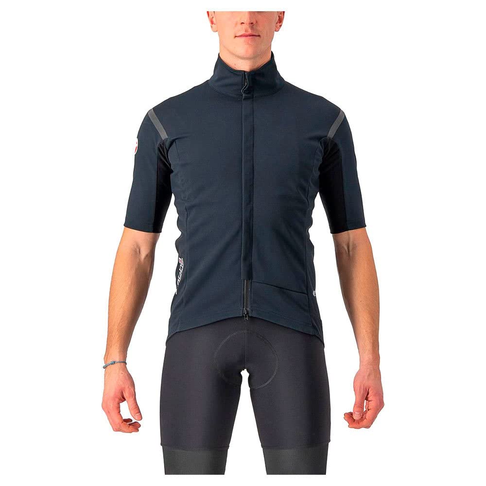 CASTELLI 4522512-085 GABBA RoS 2 Jacket Men's LIGHT BLACK/BLACK REFLEX Size XXL
