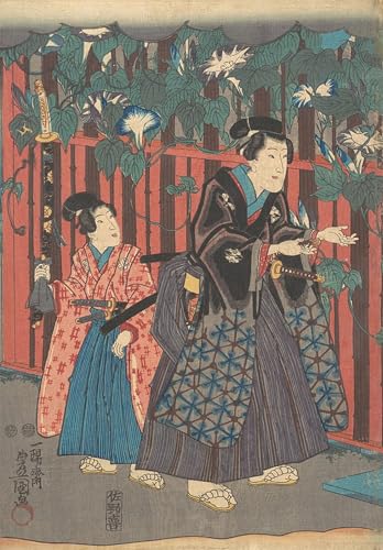 Pintura Decorativa Famosa de Utagawa Kunisada para Crear un Salón de Estilo Oriental