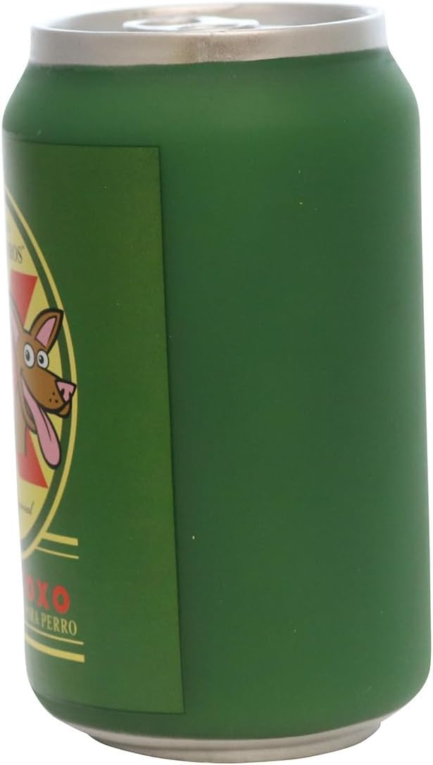 SILLY SQUEAKERS –Beer Can - Dog Toy - 100% Vinyl. Made Durable & Strong. Novelty Play Toy &Floats (Dos Perros 2 Pack)